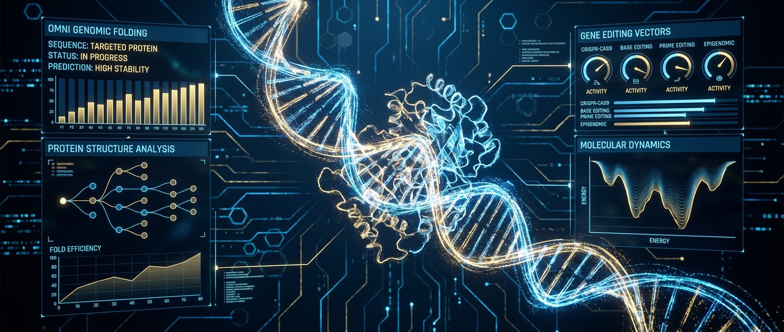 Omni Genomic Research multi-omic and biological systems visual