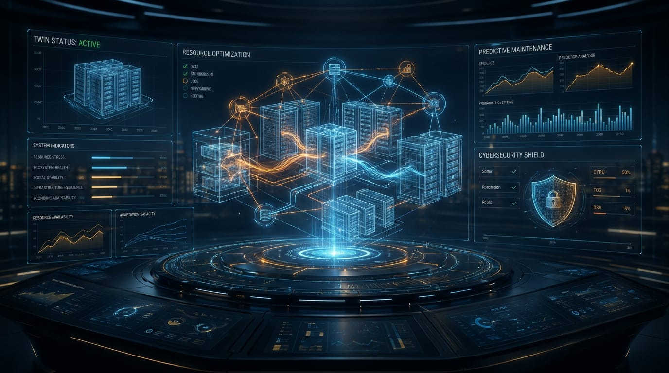 Technosphere Twin infrastructure simulation